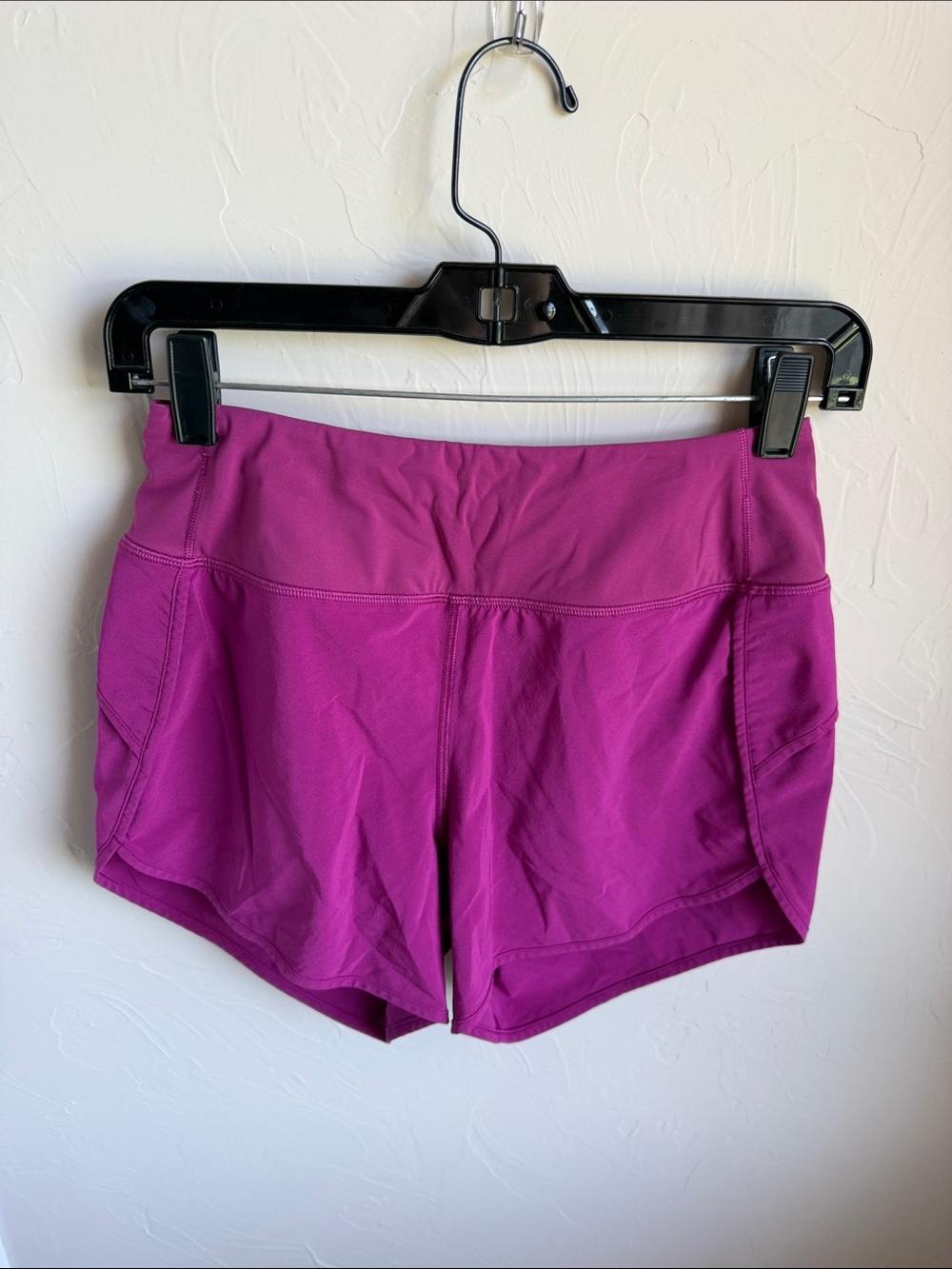 CRZ Yoga Performance Women's Running Shorts in Magenta